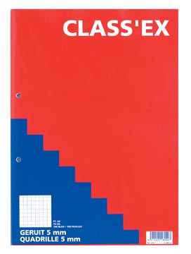 [2515] Cursusblok Class'Ex A4 70Gr (Geruit)