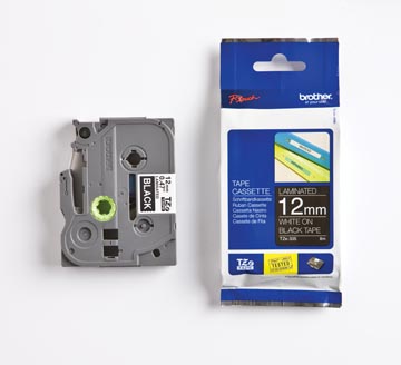 [TZE335] LABEL TAPE P- TOUCH TZ (12MM, LENGTE WIT/BREEDTE ZWART)