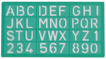 [412306] LETTERSJABLOON (20MM)
