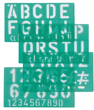 [412307] Lettersjabloon (30Mm)