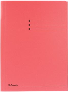 [1033315] Map 3 Kleppen 300Gr A4 (Rood)