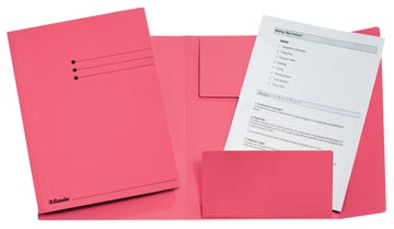 [1033321] Map 3 Kleppen 300Gr A4 (Roze)