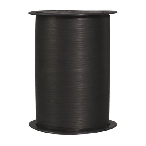 [ML12023] Mat Line Lint, Zwart, Crêpepapier Effect, Matte Afwerking Matline Crepon - 10Mm X 250M