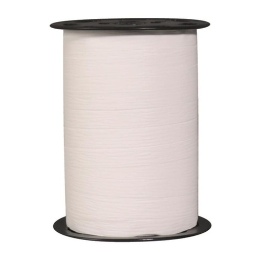 [ML12051] Mat Line Lint, Wit, Crêpepapier Effect, Matte Afwerking Matline Crepon - 10Mm X 250M