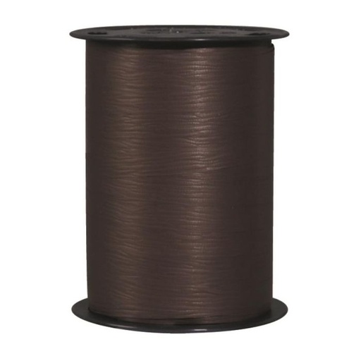 [10000505] Mat Line Lint, Donkerbruin, Crêpepapier Effect, Matte Afwerking Matline Crepon - 10Mm X 250M