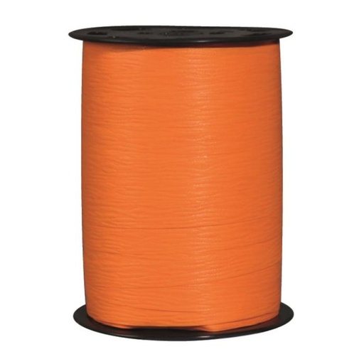 [ML19203] MAT LINE lint, oranje, crêpepapier effect, matte afwerking matline crepon - 19mm x 100m