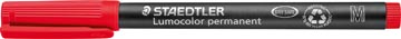 [317-2] Lumocolor Staedtler 317 Permanent Dikte 1Mm Rood)