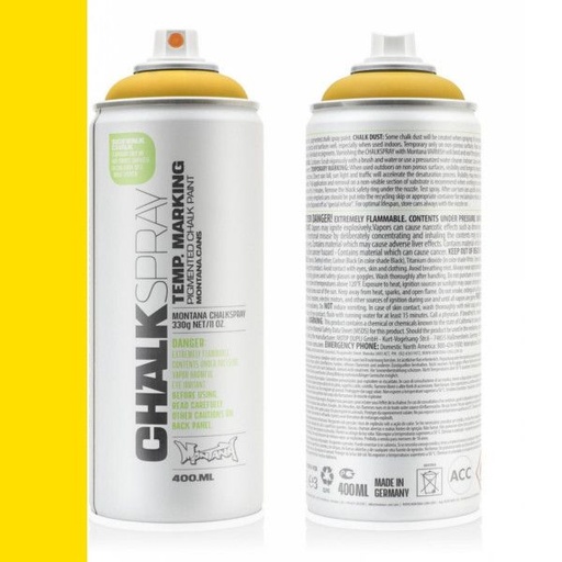 [376085] MONTANA CHALK SPRAY (YELLOW)