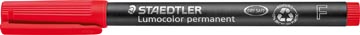[318-2] Lumocolor Staedler 318 Permanent (Dikte 0.6Mm Rood)