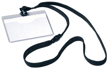 [D813901] Naambord Textielband 10 Stuks (Zwart)