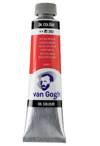 [02053933] Van Gogh Olieverf Tube 40 Ml Azorood Middel 393