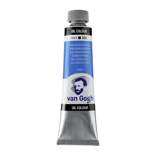 [02055353] OLIEVERF VAN GOGH (CERULEUMBLAUW PHTALO, 40ML)