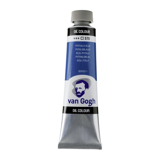 [02055703] Van Gogh Olieverf Tube 40 Ml Phtaloblauw 570