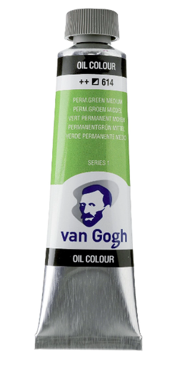 [02056143] Van Gogh Olieverf Tube 40 ml Permanentgroen Middel 614