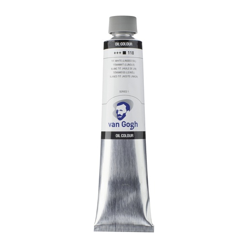 [02081183] Van Gogh Olieverf Tube 200 Ml Titaanwit (Lijnolie) 118