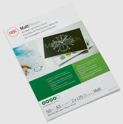[3747521] GBC Matt lamineerhoes ft A3 250 micron (2 x 125 micron), pak van 50 stuks