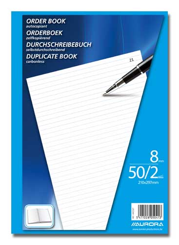 [4MC52T] ORDERBOOK NCR (A4, 2-VOUD)