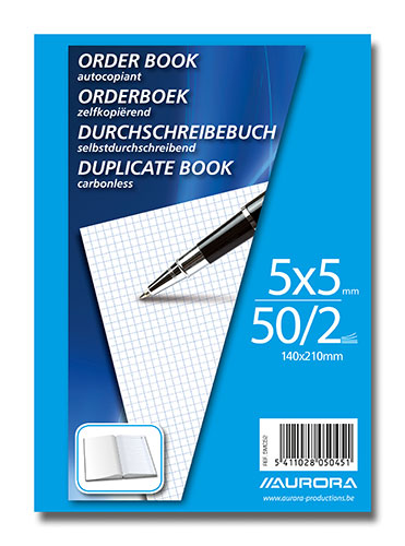 [5MC52] Orderbook Ncr (14.8X21, 1-Voud Geruit)