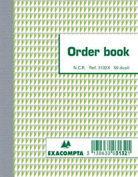 [E3132] Orderbook Ncr (135X105, 2-Voud 1 Lijn)