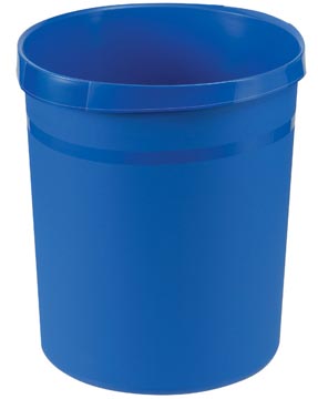 [181914] Papiermand Han Grip 18 liter rond blauw