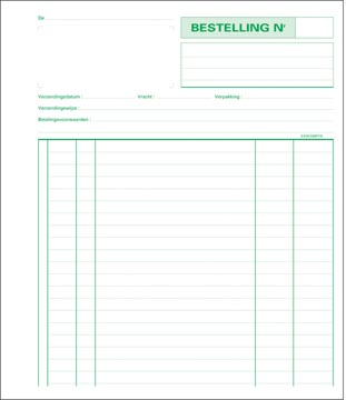 [E33103] Bestelboek 21X18V Nederlands
