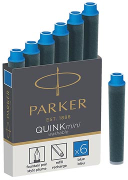 [S0767240] PARKER QUINK VULLING MINI (BLAUW)