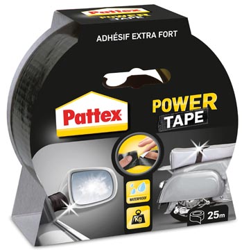 [489678] PATTEX POWER TAPE ROL (25M, ZWART)