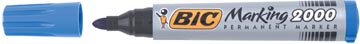 [2000B] Permanent Stift Bic (Blauw, Ronde Punt)