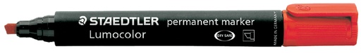 [350-02] Lumocolor Permanente Marker 350 (Schuine Punt, Rood)
