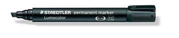 [350-09] Lumocolor Permanente Marker 350 (Schuine Punt, Zwart)