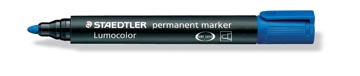 [352-3] PERMANENTE MARKER (RONDE PUNT, BLAUW)