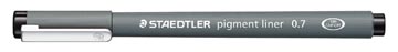[308-079] PIGMENTLINER Staedler (0.7, ZWART)