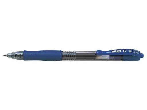 [BL-G2-10-L] Pilot G-2 - Gel Ink Blauwe Rollerball Pen - Broad Tip