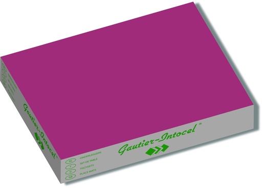 [P018] placemats 500 stuks (fond wijnrood) 30x39cm