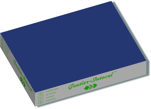 [P019] placemats 500 stuks 30x39 cm (fond blauw) 30x39cm