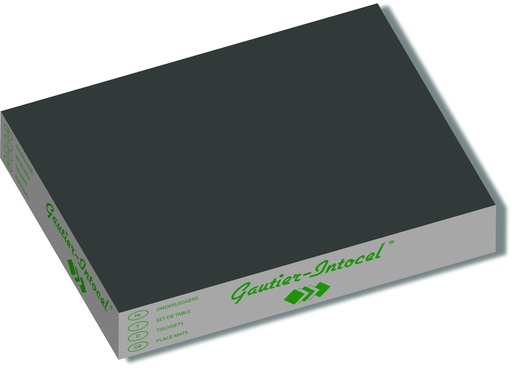 [P050] placemats 500 stuks (zwart) 30x39cm