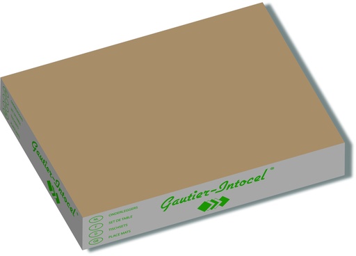 [P051] placemats 500 stuks (zand) 30x39cm