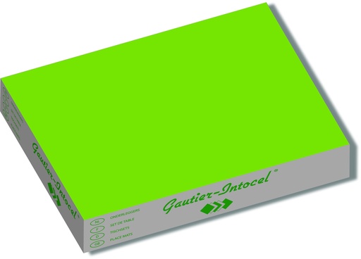 [P058] placemats 500 stuks (summergreen) 30x39cm