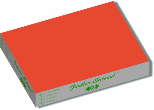 [P087] placemats 500 stuks (orange) 30x39cm