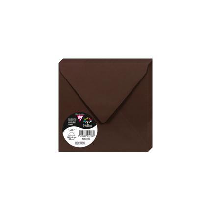 [5238C] OMSLAGEN 20 STUKS (140X140MM, CACAO)