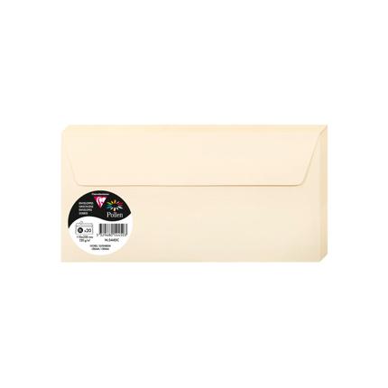 [5445C] OMSLAGEN 20 STUKS (110X220MM, IVOOR)