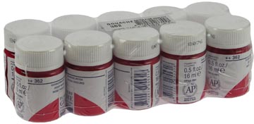 [22-362] Talens Gouache Extra Fine Quality Fles 16 ml Donkerroze 362