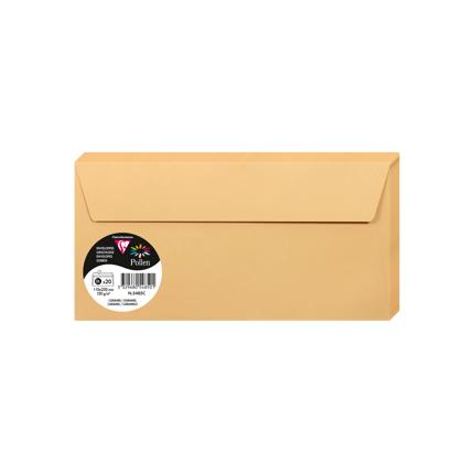 [5485C] OMSLAGEN 20 STUKS (110X220MM, CARAMEL)