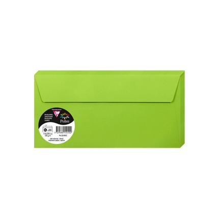 [5545C] OMSLAGEN 20 STUKS (110X220MM, MUNTGROEN)