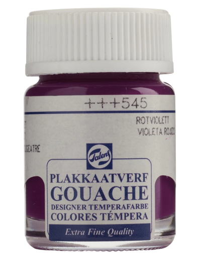 [22-545] Talens Gouache Extra Fine Quality Fles 16 Ml Roodviolet 545