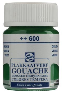 [22-600] Talens Gouache Extra Fine Quality Fles 16 Ml Groen 600