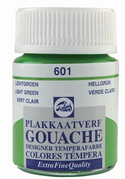 [22-601] Talens Gouache Extra Fine Quality Fles 16 Ml Lichtgroen 601