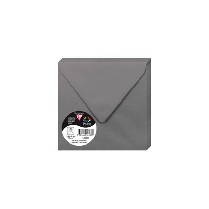 [5638C] omslagen 20 stuks (140x140mm, donkergrijs)
