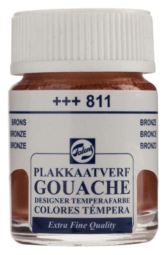 [22-811] Talens Gouache Extra Fine Quality Fles 16 Ml Brons 811