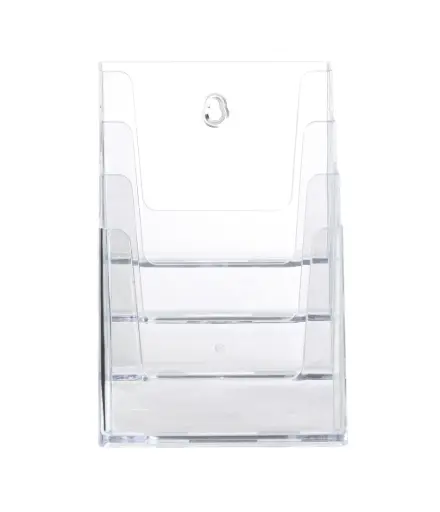 [20200590] Folderhouder 4 Vaks A5 Transparant
